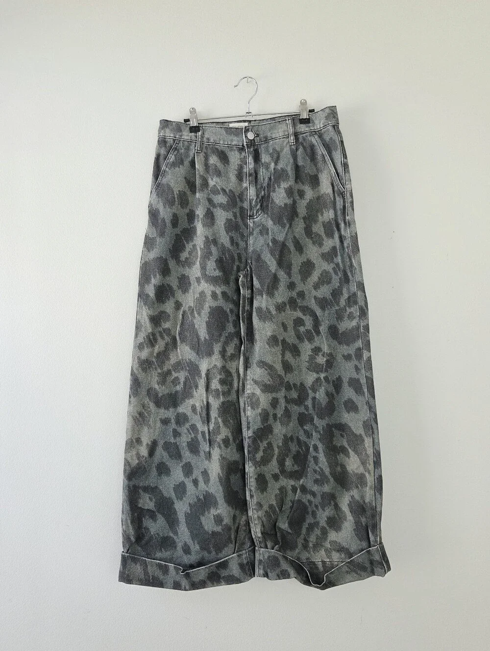 Anthropologie Pilcro Double Hem High-Rise Barrel Jeans in Natural Size 29 - Picture 3 of 8